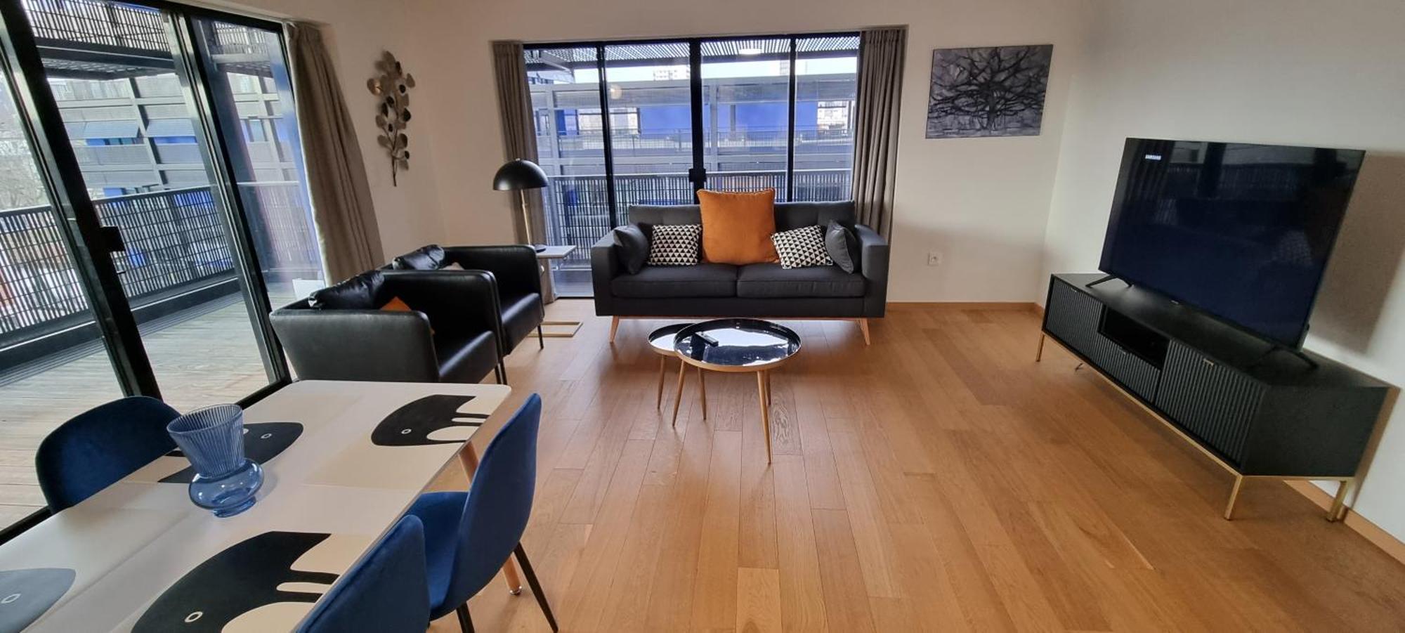 Bel Appartement Contemporain Avec Terrasse Climatisation Et Parking Payant En Option 스트라스부르 외부 사진